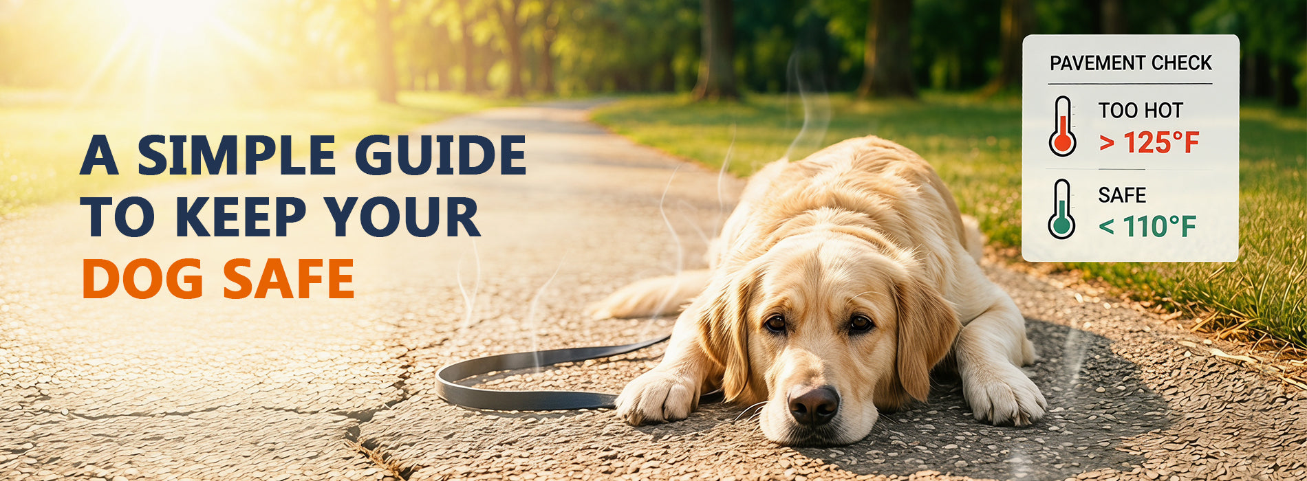 How Hot Is Too Hot to Walk Your Dog in Summer? 🐶☀️ – SnaglePaw