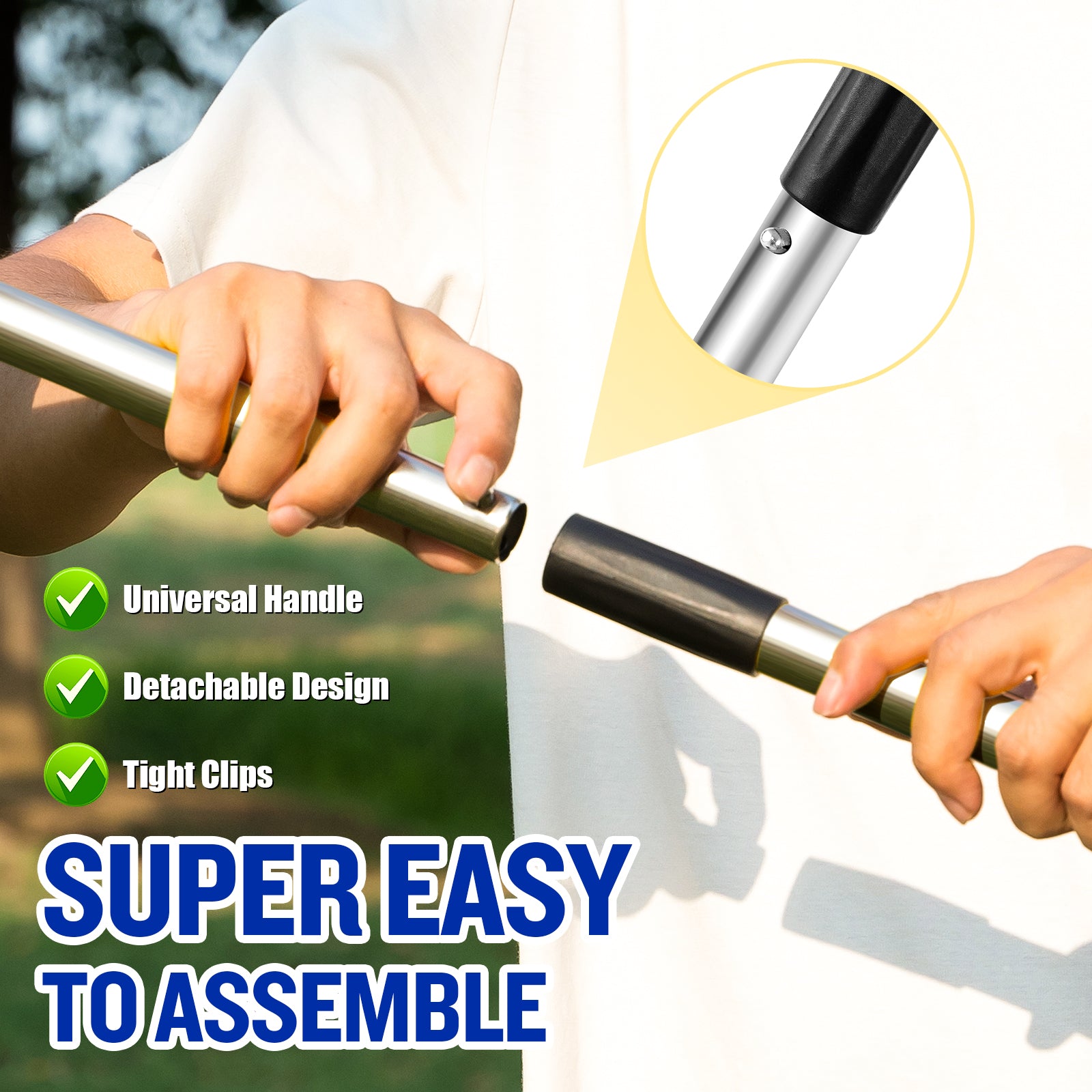 Heavy-Duty Pooper Scooper for Large Dogs – No Bending, Easy & Hygienic Cleanup