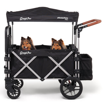 Snagle Paw StrideMate PRO – Best Dog Strollers for Large Dogs with Ramp – Heavy‑Duty 220 lb Capacity Large Dog Stroller Wagon for Senior, Injured & Disabled Pets, Fits 2 Dogs, Outdoor Adventures & Recovery