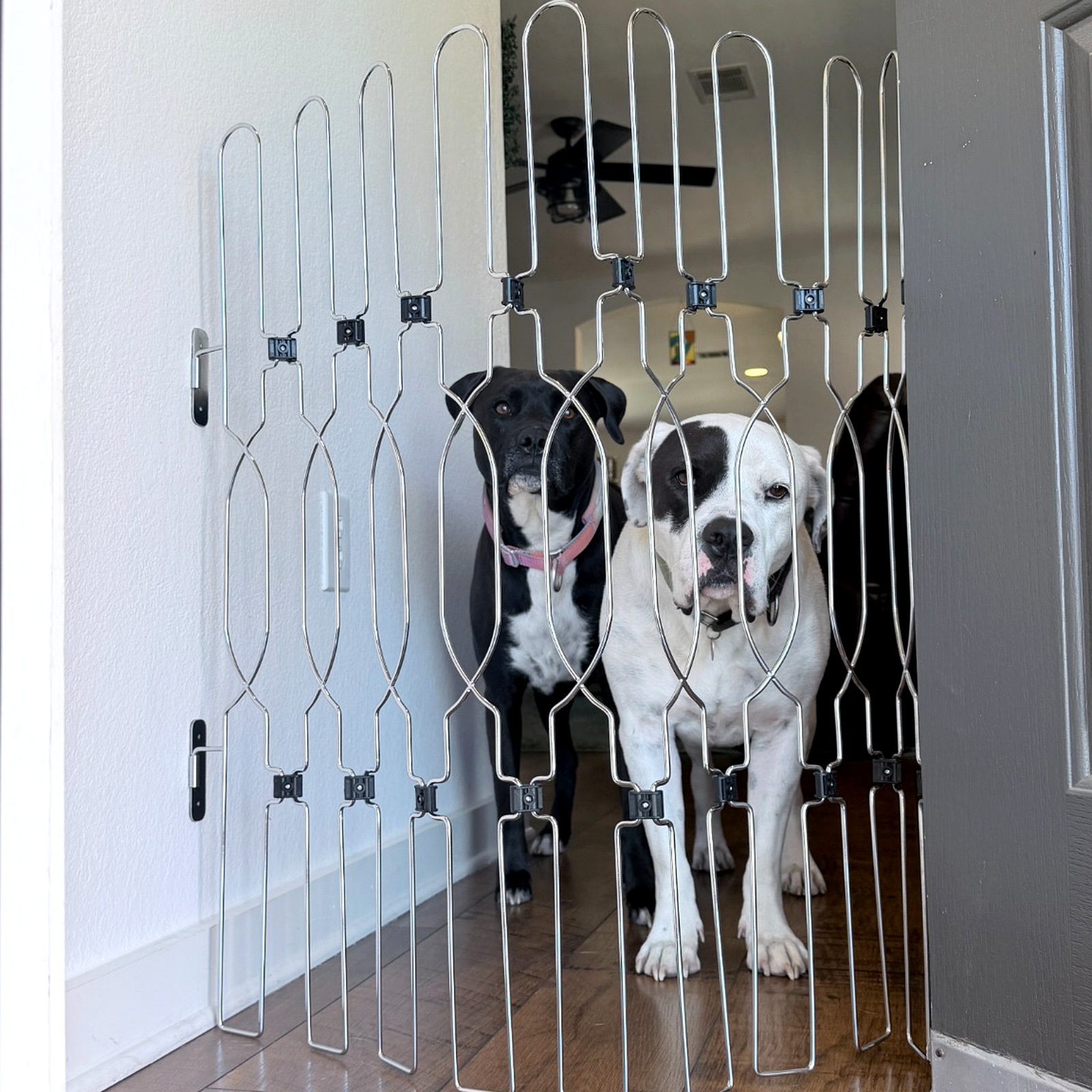 Adjustable Retractable Door Barrier for Front Door 