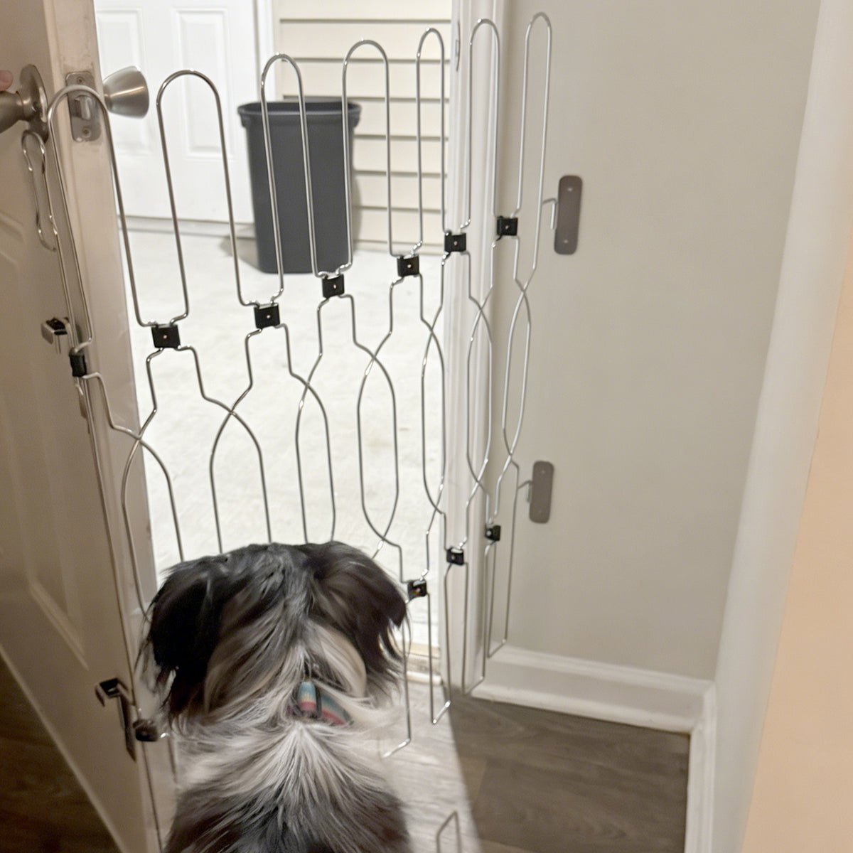 Snagle Paw Extra-Tall Metal Retractable Dog Gate with Door – Adjustabl ...
