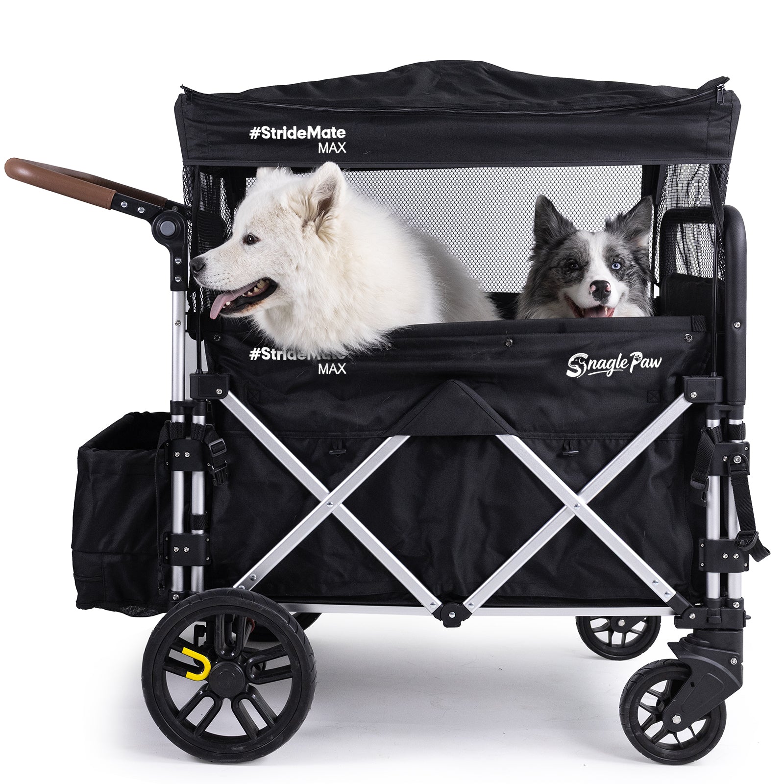 Snagle Paw StrideMate MAX heavy-duty stroller wagon for large dogs, perfect for senior, injured, or disabled pets