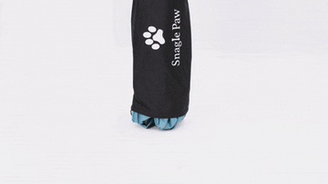 Animated demo showing how to quickly unfold and install the Snagle Paw dog crate for SUVs.